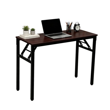 Escritorio Compacto MDF y Hierro 100cm Mo¨vi ESH0044 NEGRO