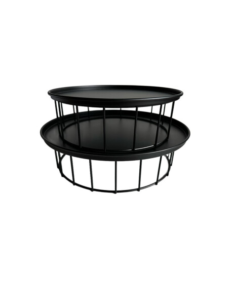 SET X2 PLATO SOPORTE METALICO 30x9/25x9CM NEGRO SET X2 PLATO SOPORTE METALICO 30x9/25x9CM NEGRO