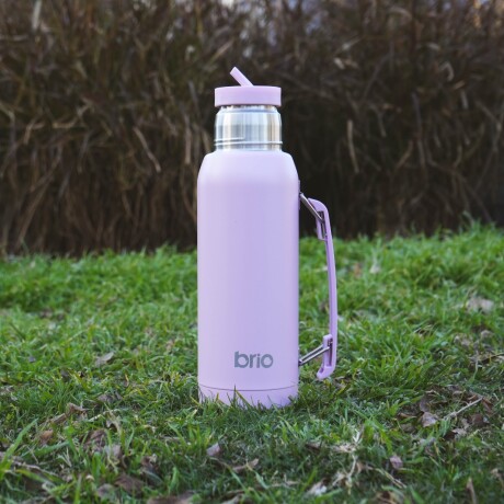 Termo 1 Litro Acero Inox brio Con Pico Cebador Lavanda
