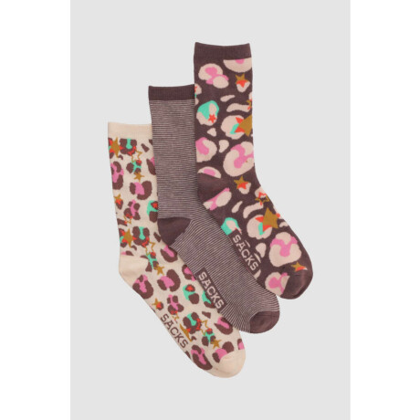 Pack de 3 medias con diseños variados Variante 38