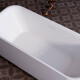 BAÑERA SIMPLE RECTANGULAR BLANCO ACRILICO 75X170 PIEZA BLANCO