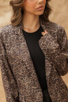 BLAZER ALLEGRA ANIMAL LEOPARD BRONZE BLAZER ALLEGRA ANIMAL LEOPARD BRONZE