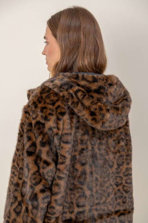 Tapado reversible Marrón