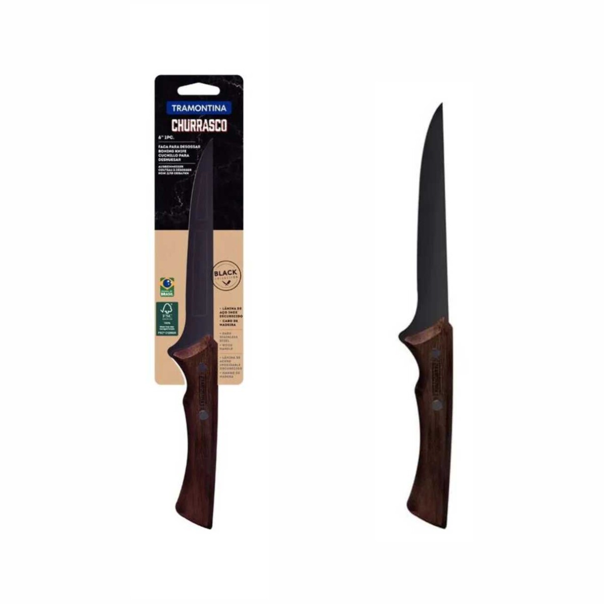 TRAMONTINA CUCHILLO BLACK 