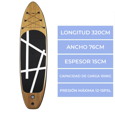 Tabla Stand Up Paddle Inflable 3.20m Compl Surf +Remo 3