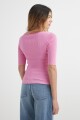 Sweater cuello bote ROSA
