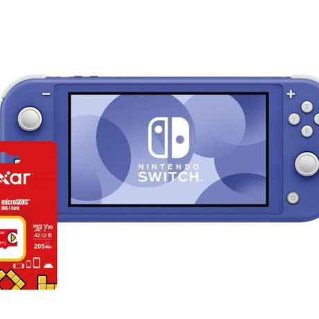 Consola Nintendo Switch Lite Azul + Micro Sd 512 GB 001