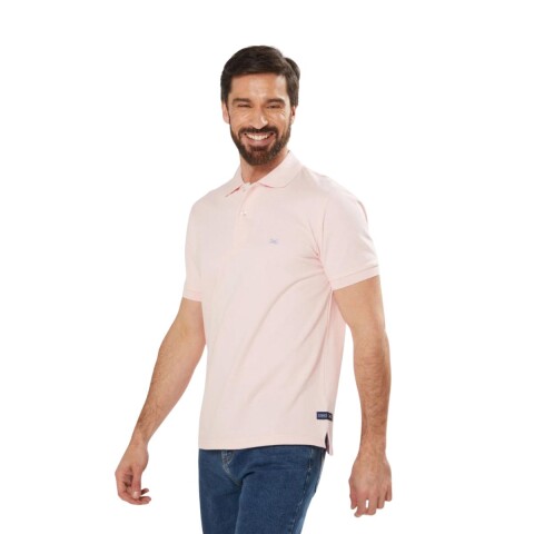 REMERA POLO XS-4XL ROSA CLARO