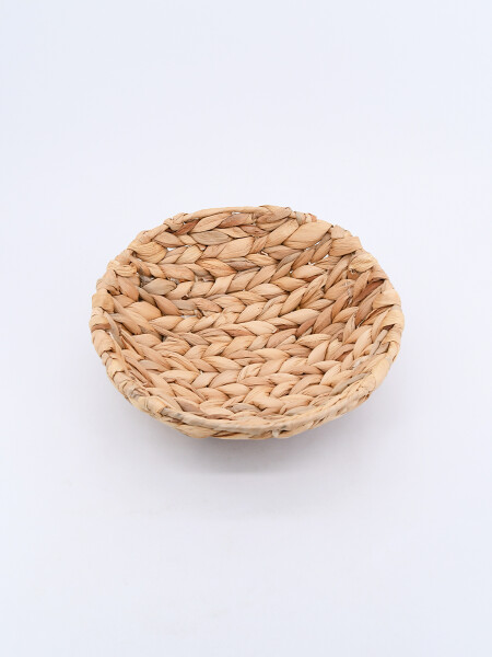 CESTO TEJIDO BEIGE (V)