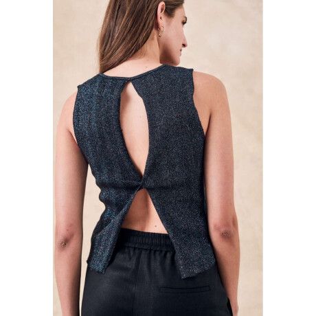 Top Nudo Espalda Negro