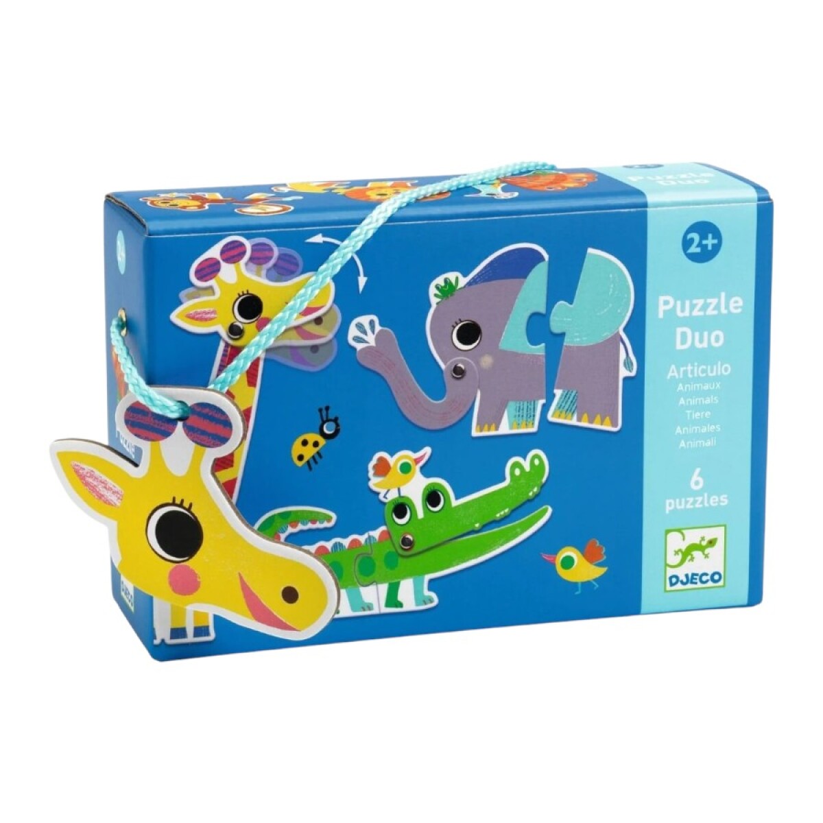 Puzzle Duo Animales 6 Puzzles 