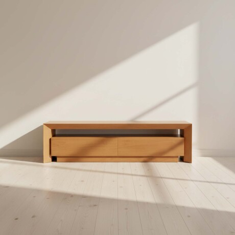 MUEBLE DE TV MDF-Y-MADERA MARRON ROSA CASTAÑO