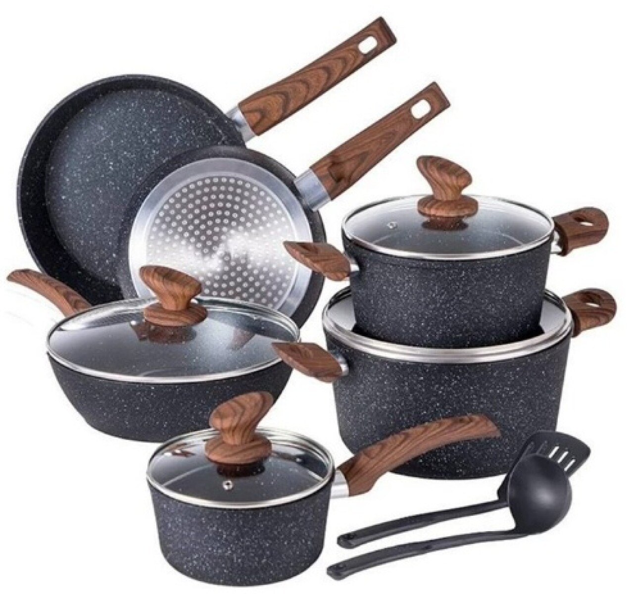 Set de ollas 12pcs 20/24/28 cm - N/a 
