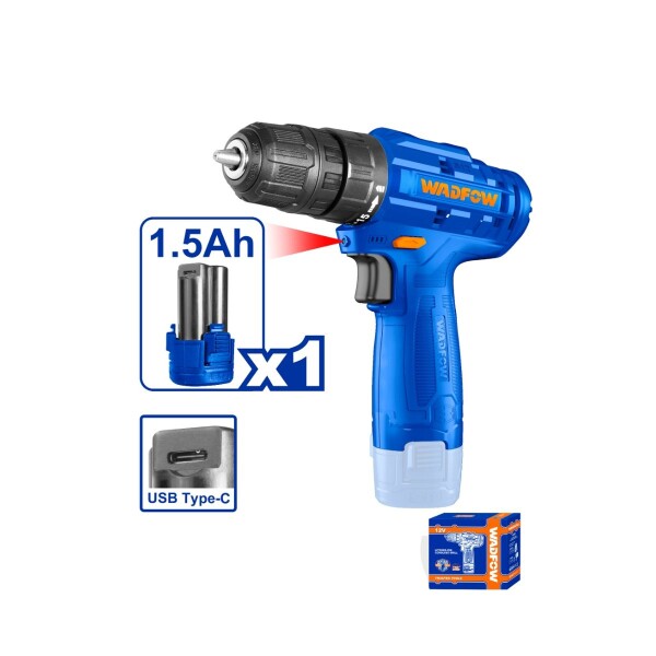 ATORNILLADOR 12V A BATERIA WADFOW Atornillador 12v A Bateria Wadfow