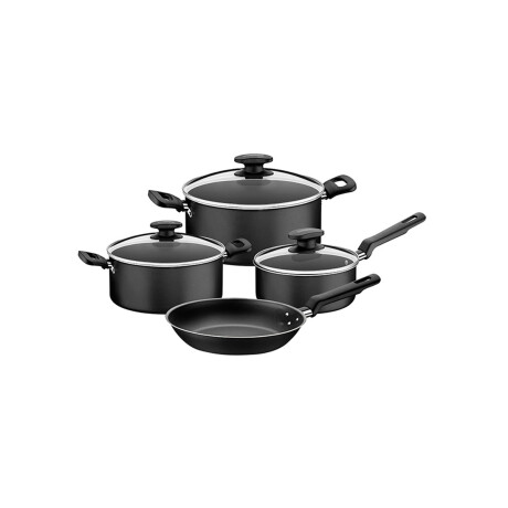 Juego De Batería Tramontina 7 Piezas 20399 Negro Juego De Batería Tramontina 7 Piezas 20399 Negro