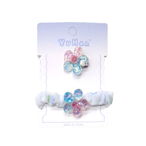 Broche pinza colitas para el cabello 2 pcs flor Broche Pinza Colitas Para El Cabello 2 Pcs Flor