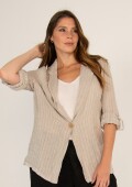 Blazer a rayas 100% lino Blazer a rayas 100% lino