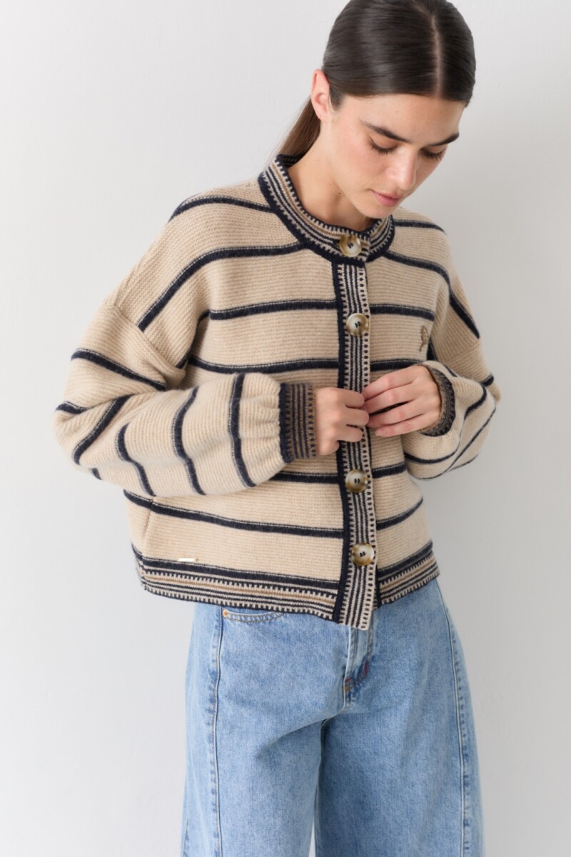 CARDIGAN TERRO TENNIS Crudo