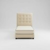 Respaldo de 1 plaza 90cms - Color beige Respaldo de 1 plaza 90cms - Color beige