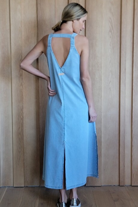 Vestido Laguna Denim Celeste