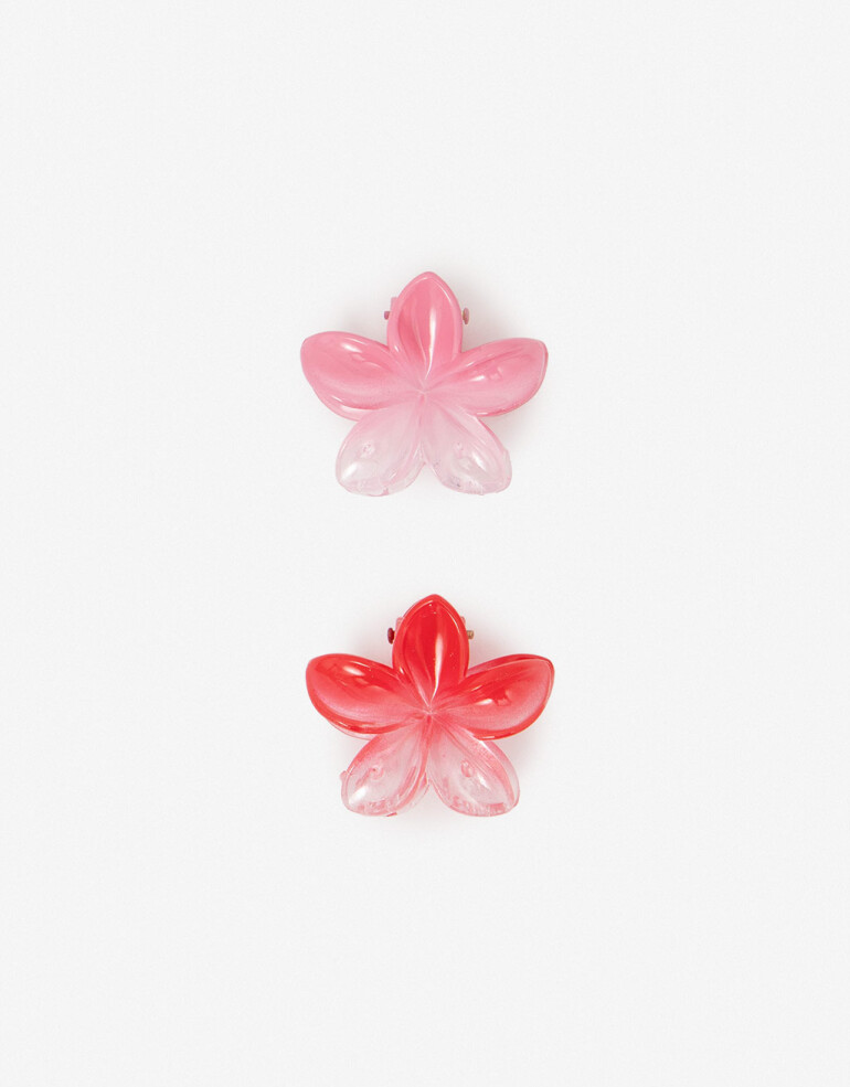 Broches Sets Fantasia Set De Broches Flor Fantasia - Combinacion Multicolor