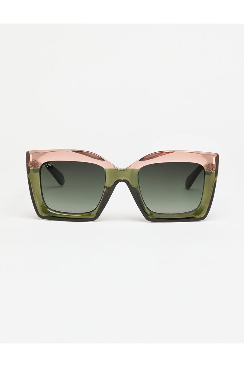 Lentes Tiwi Mali - Bicolor Green/pink With Green Gradient Lenses 