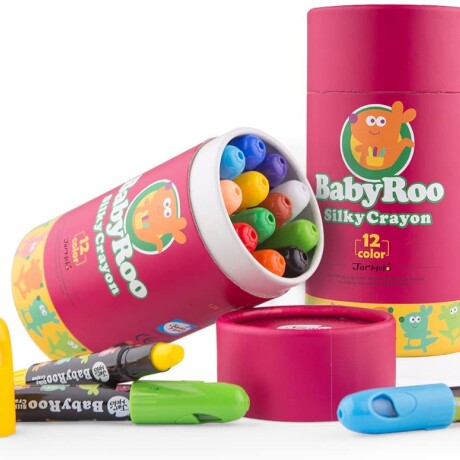 Crayolas Baby Boo Silky Crayons 12 Colores Lavables 001