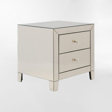 MESA DE NOCHE LUXURY PEARL Plateado - Small