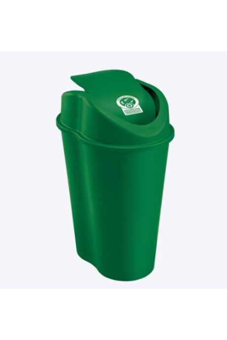 Papelera Tapa Vaiven 25l Verde Papelera Tapa Vaiven 25l Verde