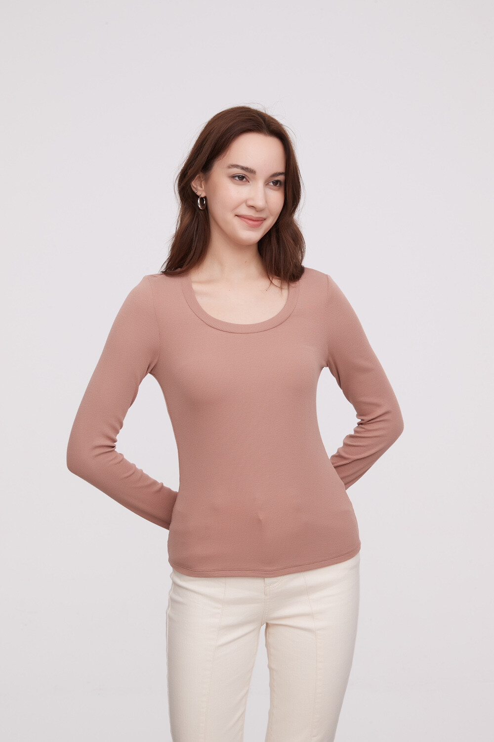 Remera Dalym Beige Oscuro