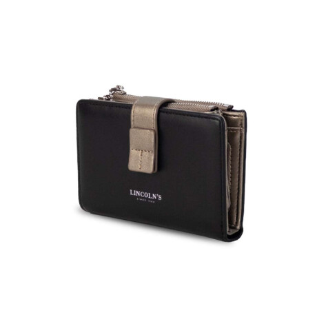 Billetera Simona Negro Y Peltre