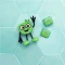 Set Personaje Glo Pals Iluminados Activados por Agua Verde