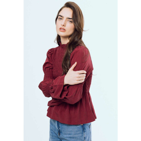 Camisa Cupre Bordeaux