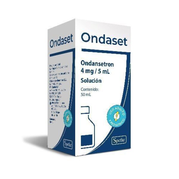 Solución Oral Ondaset 50 ml - Spefar Solución Oral Ondaset 50 ml - Spefar
