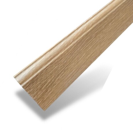 Zocalo de PVC 15mm X 80mm X 2,40 Mts Marron Claro 6189 Zocalo de PVC 15mm X 80mm X 2,40 Mts Marron Claro 6189