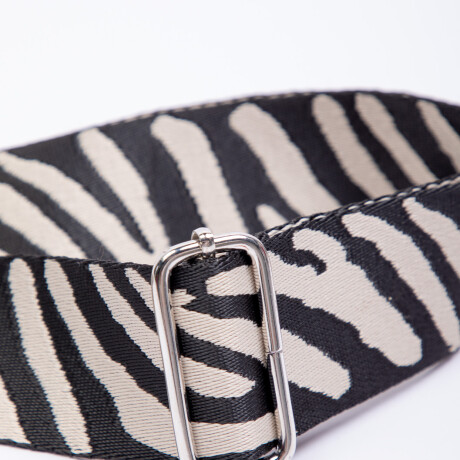 CORREA ZEBRA Negro
