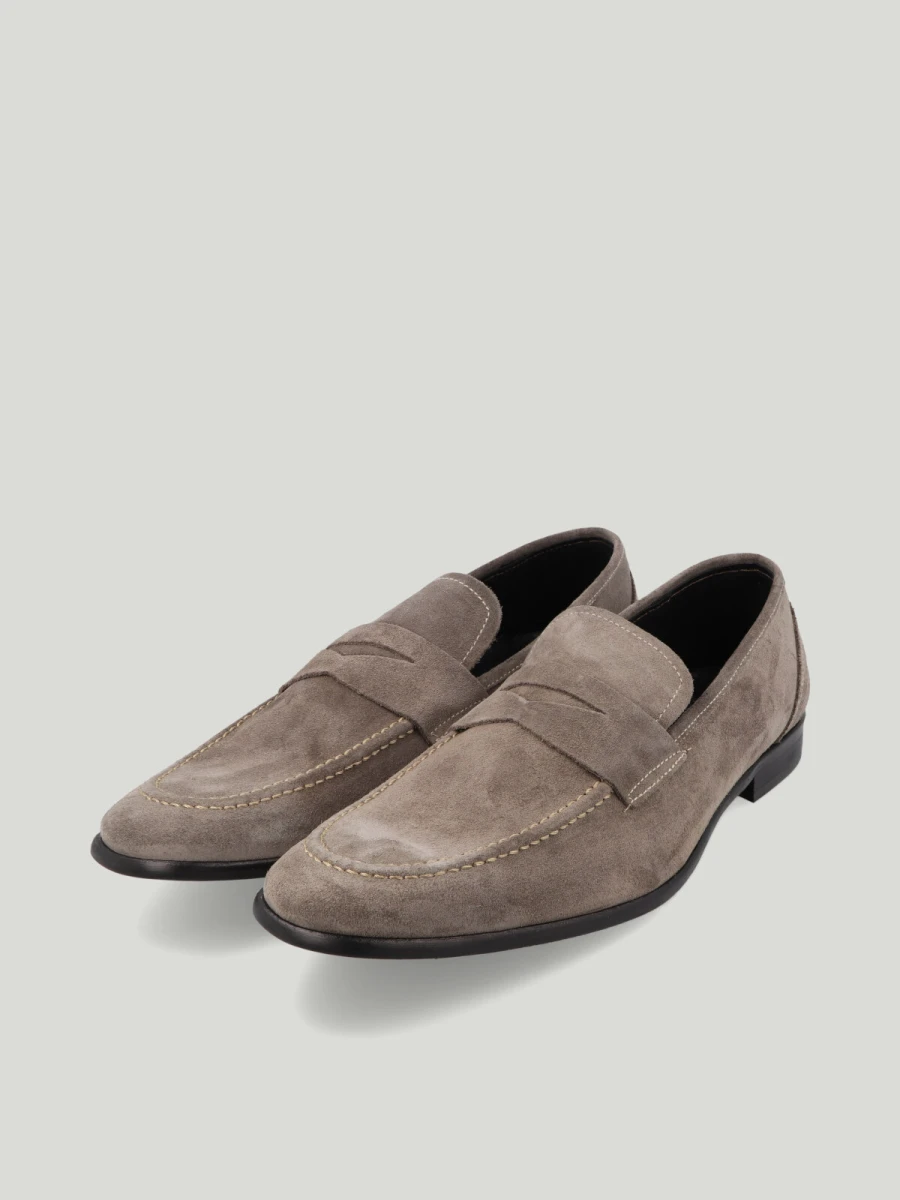 Mocasin Antifaz (gamuza Italiano) - Taupe 