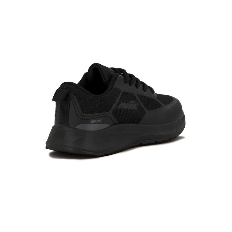 Avia Zapatillas Acordonadas Para Niño Evan- Black Negro