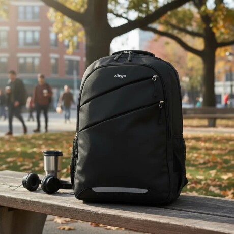 Mochila Urbana Arye San Antonio Varias Reparticiones 35 lts Negro