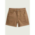 SHORTS FEM MARROM MEDIO