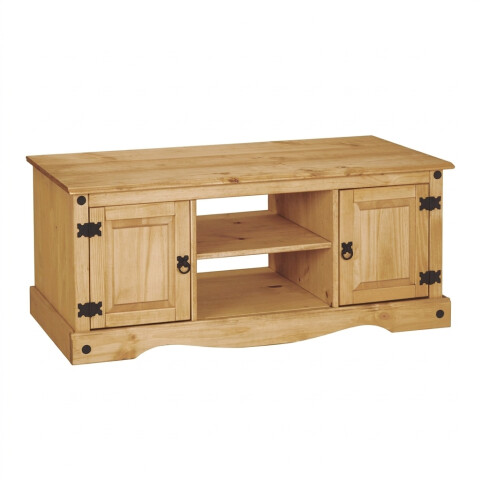 RACK 2 PUERTAS 1 ESTANTE CERA NATURAL P1401 RACK 2 PUERTAS 1 ESTANTE CERA NATURAL P1401