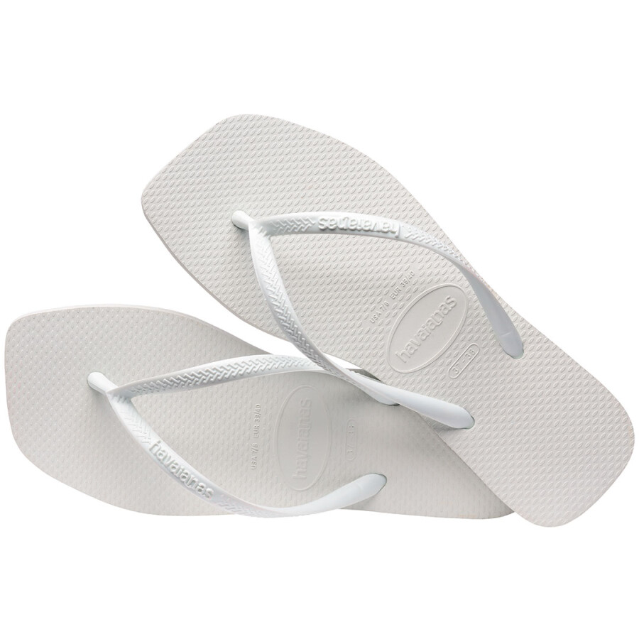 Sandalias de Mujer Havaianas Slim Square Blanco