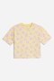 T-shirt animal print AMARILLO