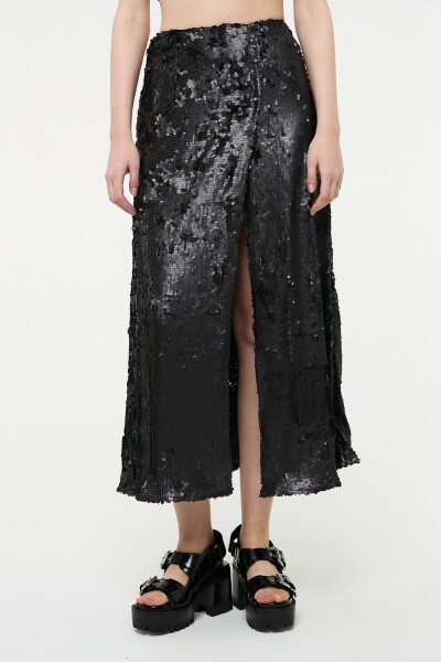 FALDA MAXI Negro