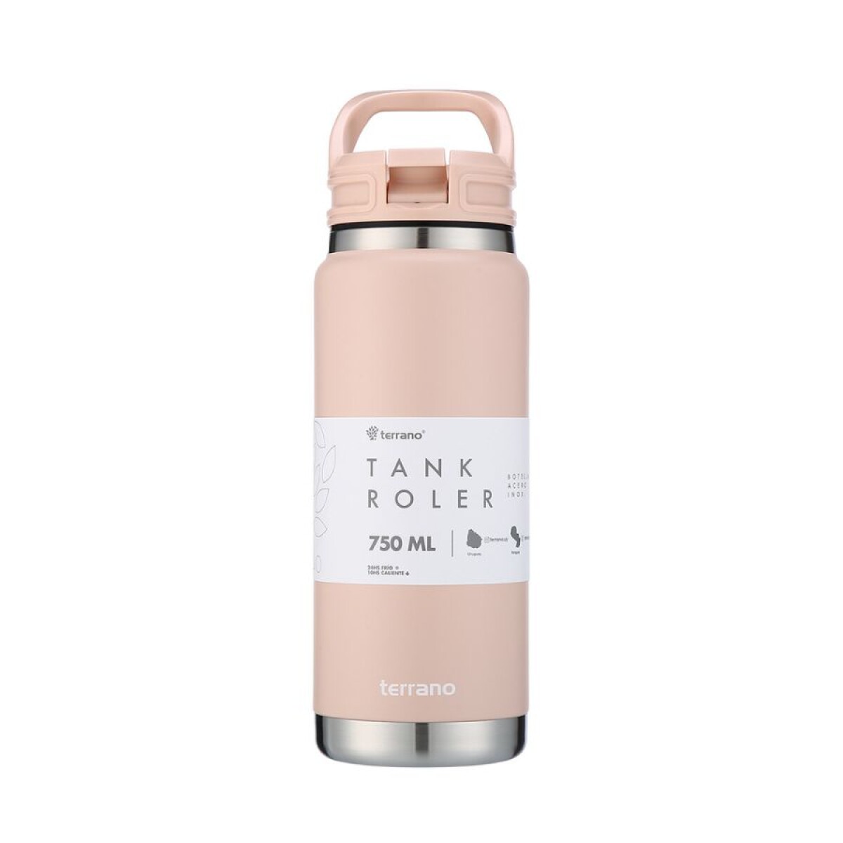 Botella Tank Roler 750ML - ROSADO 