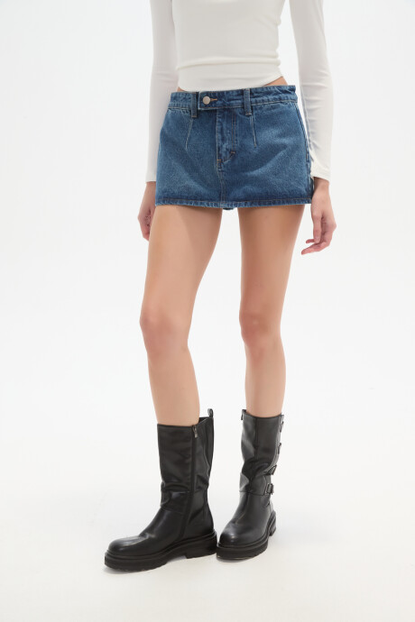 Falda Zlata Azul Medio