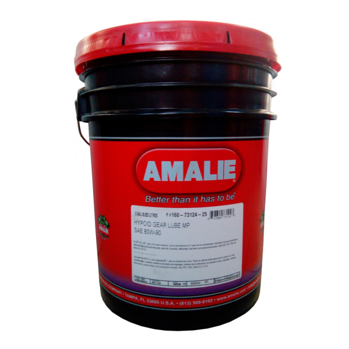 LUBRICANTE VALVULINA - 80W90 19LTS VALVULINA HYP MP GL5 AMALIE MOTOR OIL 