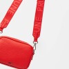 Mini Bag Adisa En Efecto Cuero Rojo