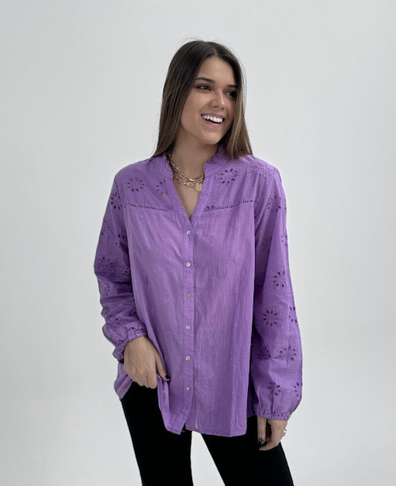 Camisa Luciana lila