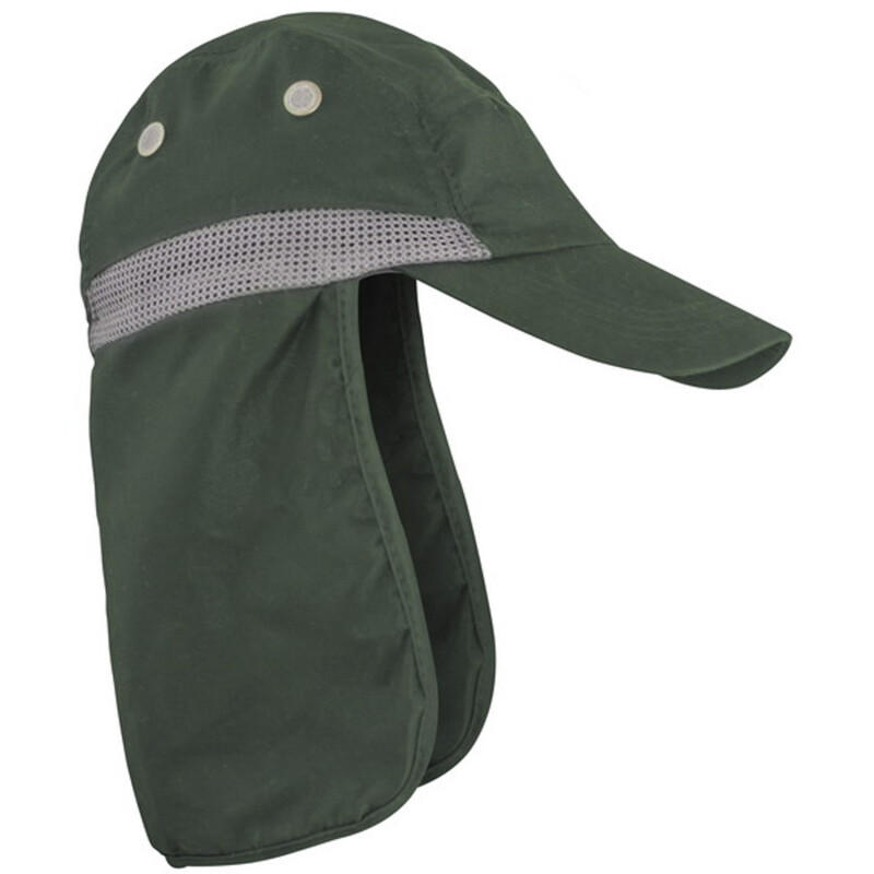 Gorro de Explorador con Cubrenuca Arye Verde